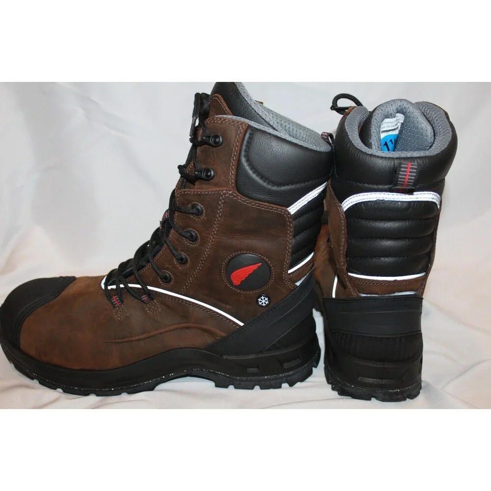 RED WING PETROKING MEN'S 8' INSULATED BROWN‎ WINTER WORK BOOTS SZ 11.5 NWOB $330